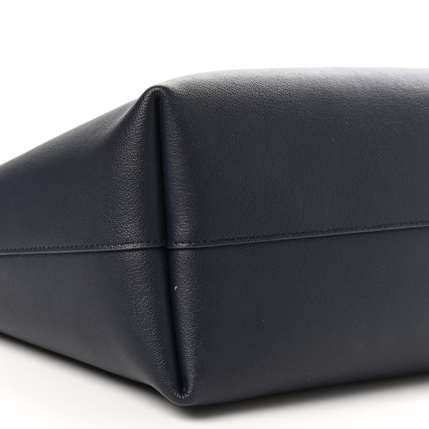 Calfskin Large Shopping Tote Deep Marine