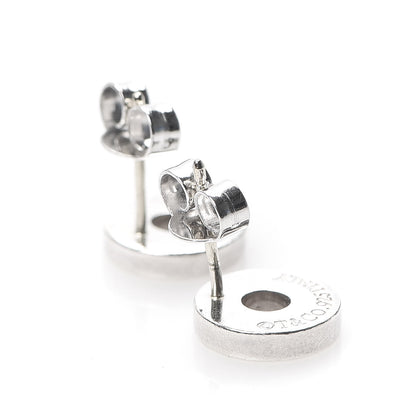 Tiffany Sterling Silver 1837 Circle Earrings 3 of 4