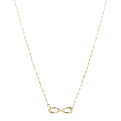 Tiffany 18K Yellow Gold Infinity Pendant Necklace 1 of 5