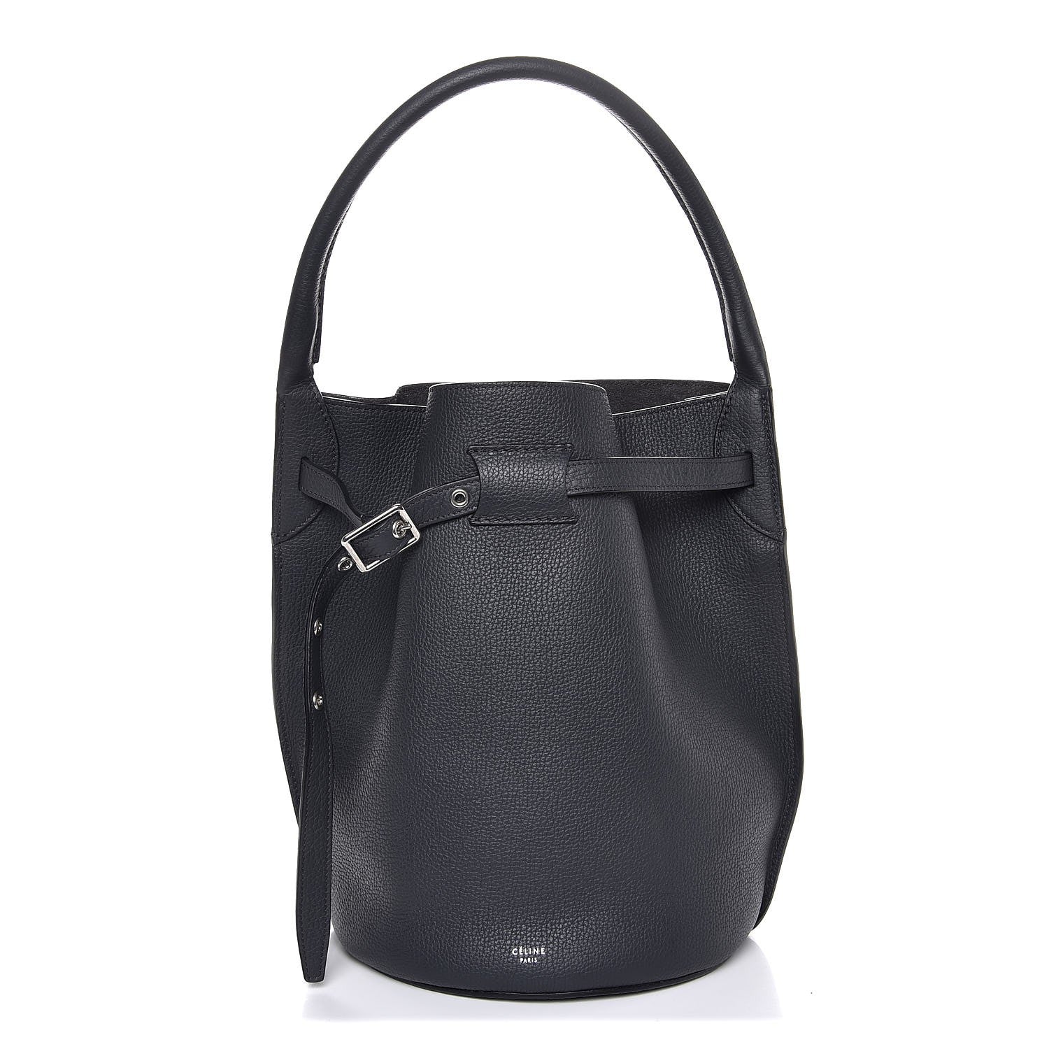 Celine Supple Grained Calfskin Big Bag Bucket Black 1 of 7