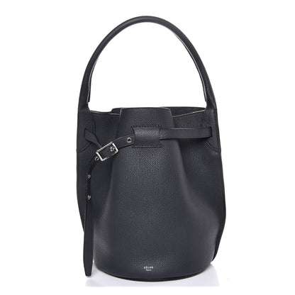 Celine Supple Grained Calfskin Big Bag Bucket Black 1 of 7