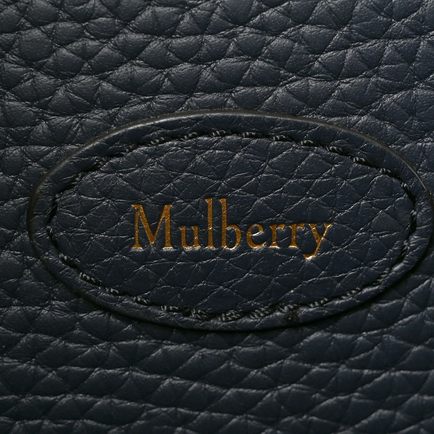 Mulberry Heavy Grain Small Soft Bayswater Satchel Night Sky 6 of 9
