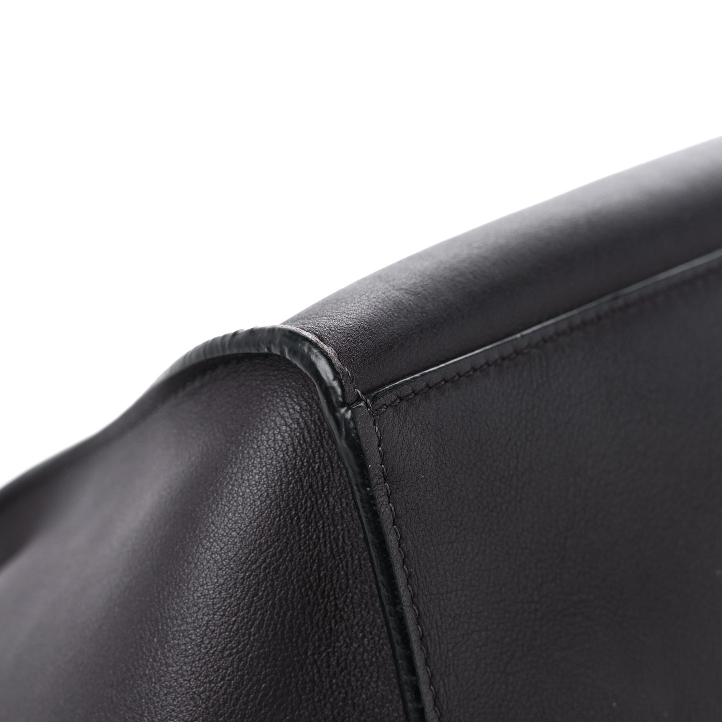 Smooth Calfskin Small Big Bag Dark Brown