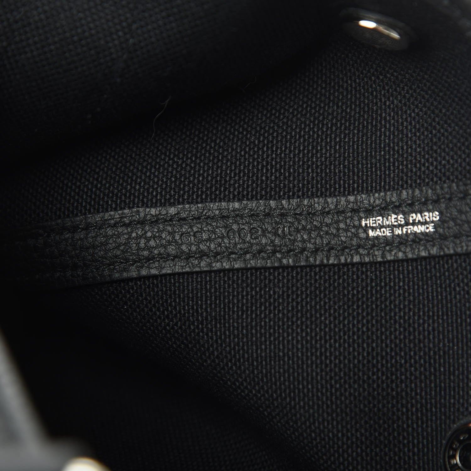 Hermes Toile Militaire Negonda Garden File PM Black 8 of 11