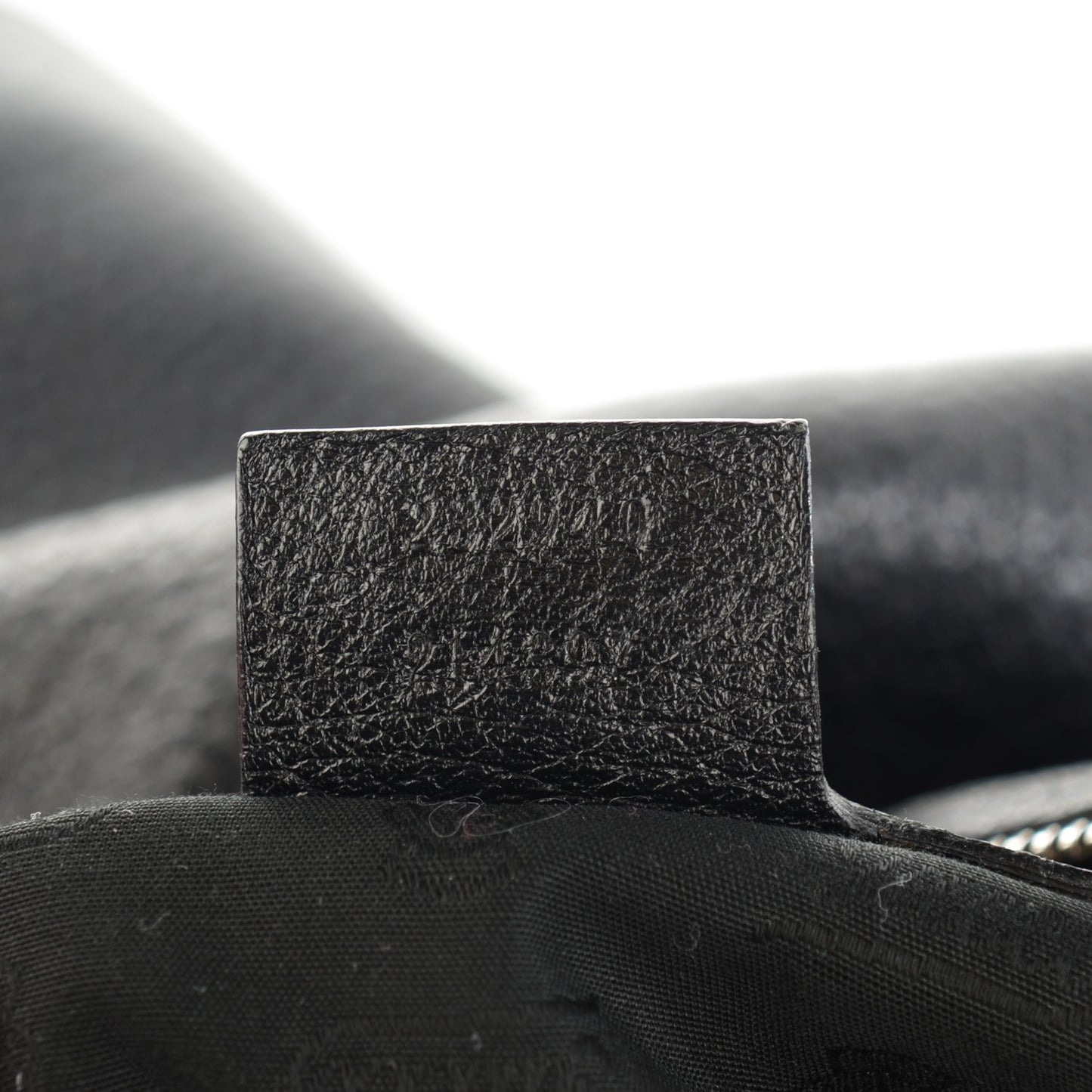 Calfskin Large Jungle Shoulder Bag Black