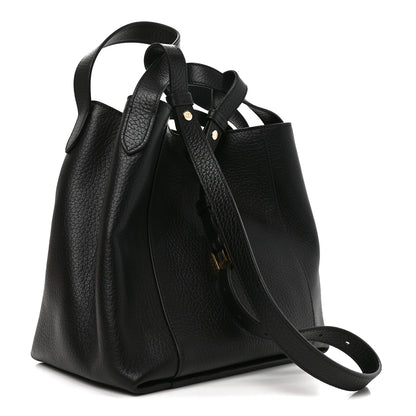 Christian Dior Calfskin Medium Signature Bucket Bag Black 3 of 8