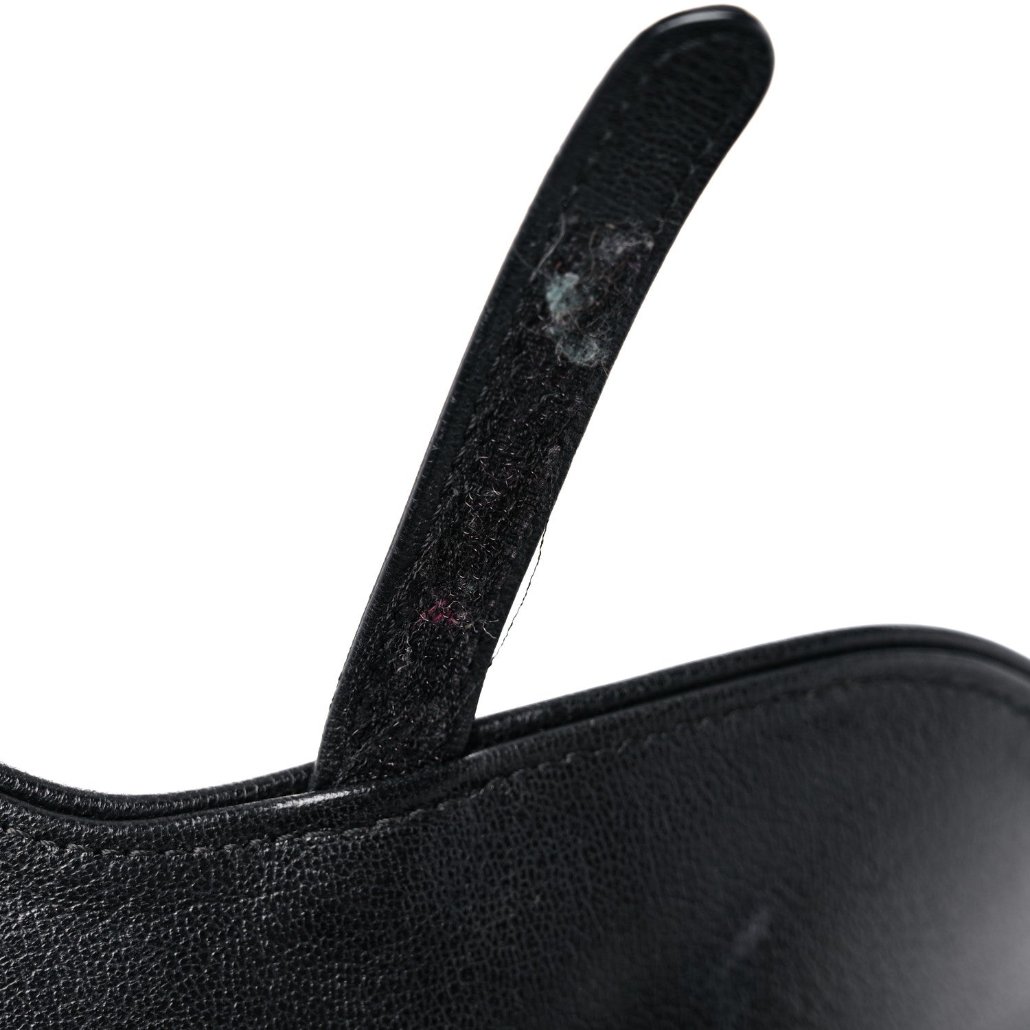 Christian Dior Shiny Goatskin Saddle Bag Black 11 of 15