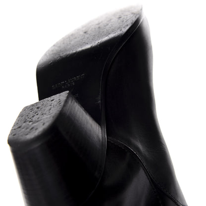 Saint Laurent Calfskin Rock Long Boots 35.5 Black 12 of 16