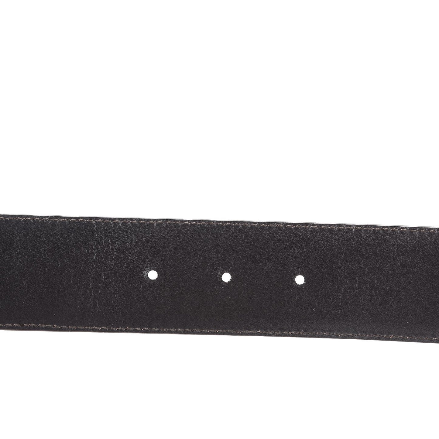 Guccissima Interlocking G Belt 80 32 Dark Brown