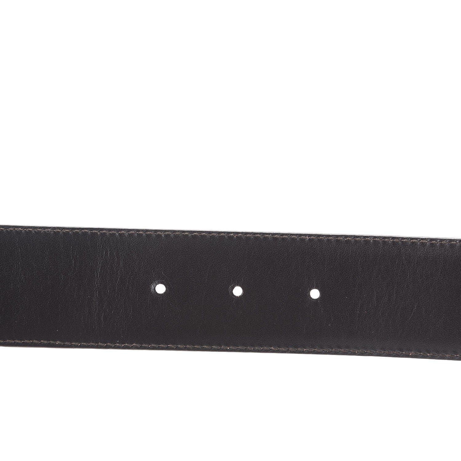 Gucci Guccissima Interlocking G Belt 80 32 Dark Brown 6 of 7