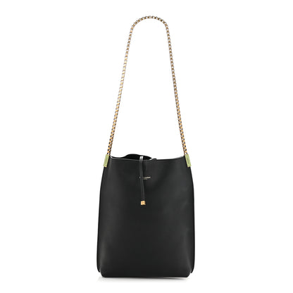 Saint Laurent Smooth Calfskin Small Suzanne Hobo Black 3 of 9
