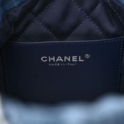 Chanel Denim Stitched Quilted Mini Chanel 22 Blue 6 of 10