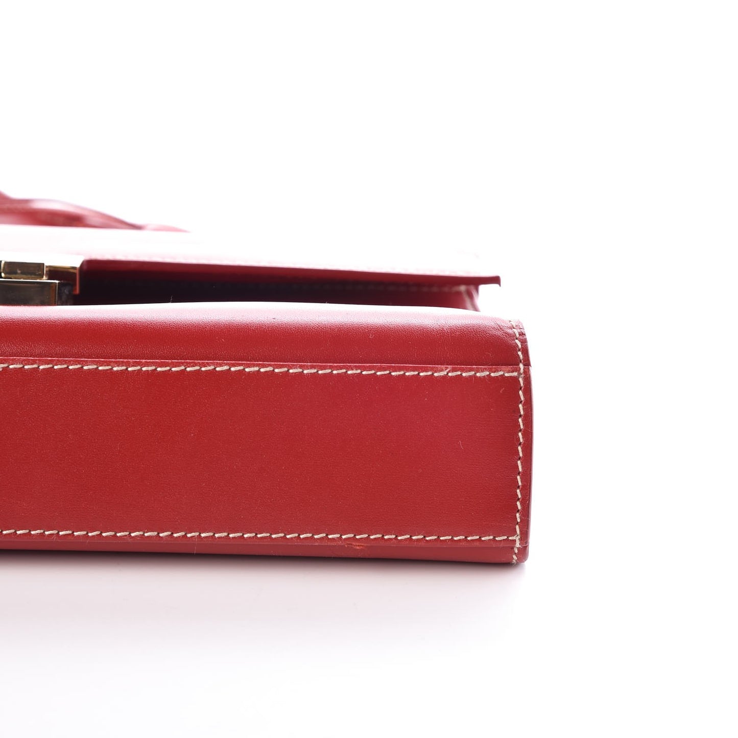 Calfskin Shoulder Bag Red