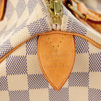 Louis Vuitton Damier Azur Speedy 30 8 of 8