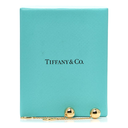 Tiffany 18K Yellow Gold 10mm HardWear Ball Hook Drop Earrings 4 of 4