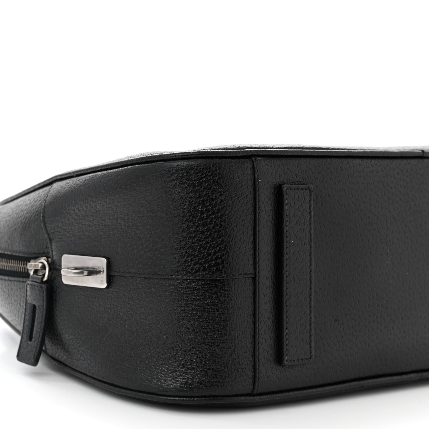 Prada Goatskin Bowling Bag Black 9 of 12