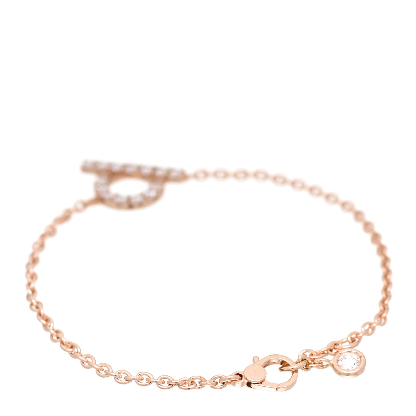 18K Rose Gold Diamond Finesse Bracelet SH