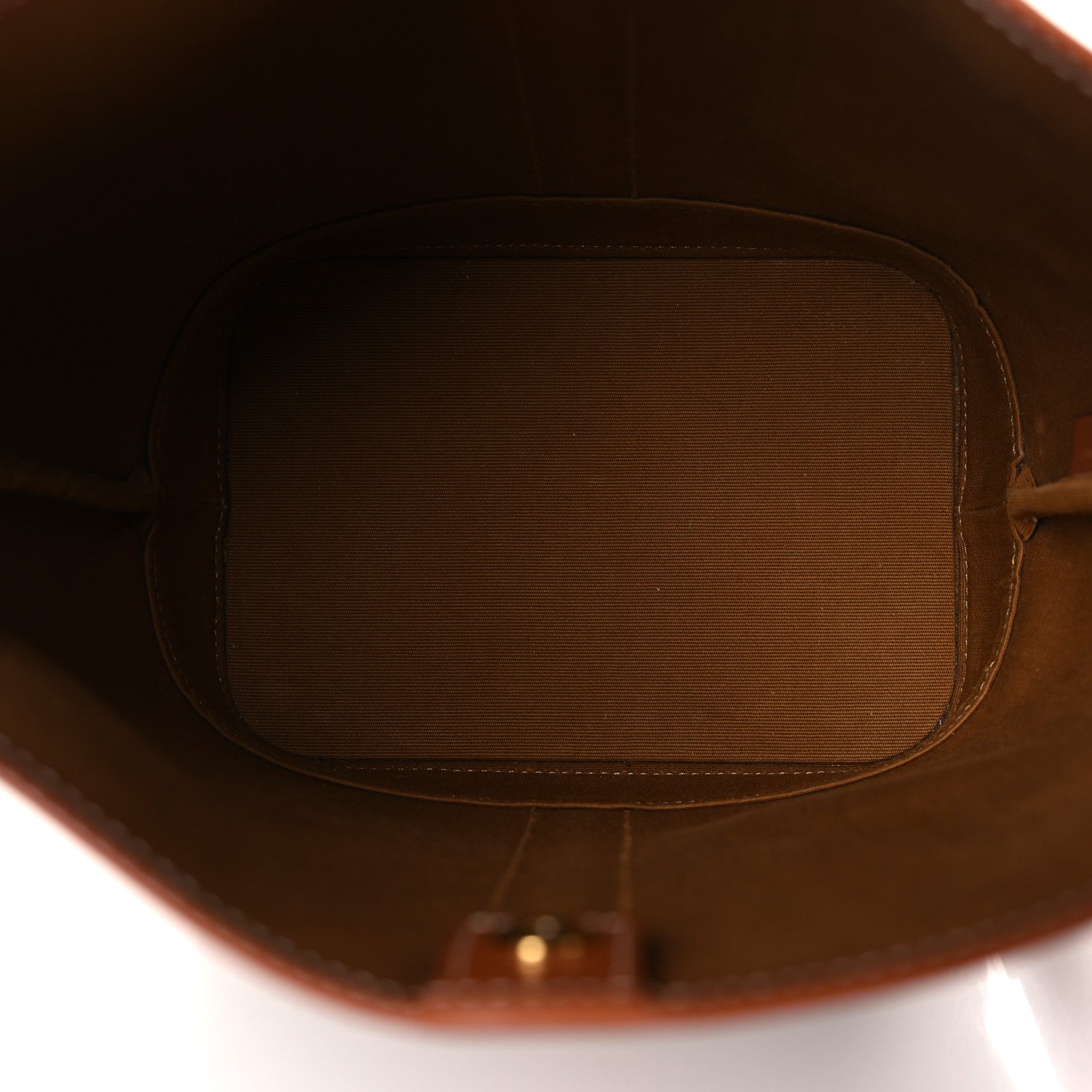 Celine Triomphe Canvas Calfskin Small Bucket Bag Tan 5 of 9