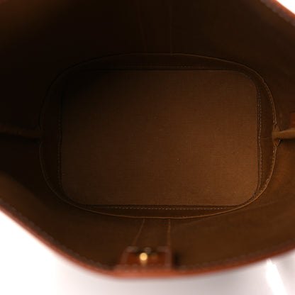Celine Triomphe Canvas Calfskin Small Bucket Bag Tan 5 of 9