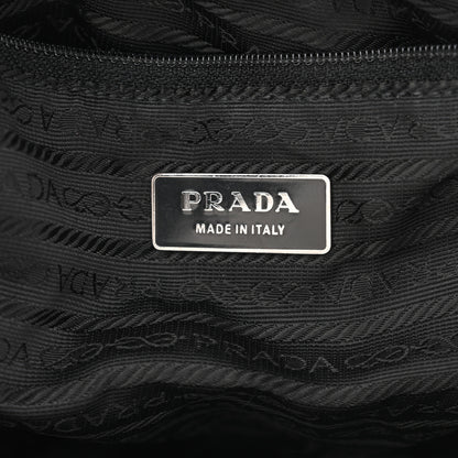 Prada Tessuto Nylon Calfskin Medium Backpack Black 6 of 14