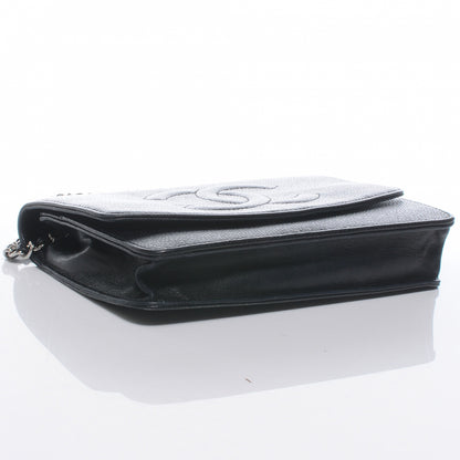 Chanel Caviar Wallet on Chain WOC Black 4 of 8