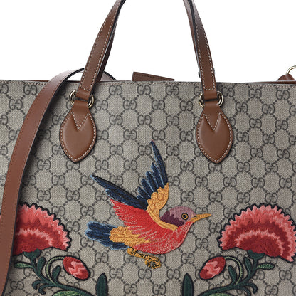 Gucci Soft GG Supreme Monogram Embroidered Crossbody Tote 6 of 8