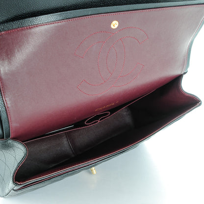Chanel Caviar Quilted Maxi Double Flap Black 5 of 8