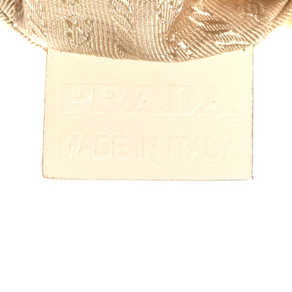 Prada Jacquard Logo Shoulder Bag Corda Cera 7 of 10