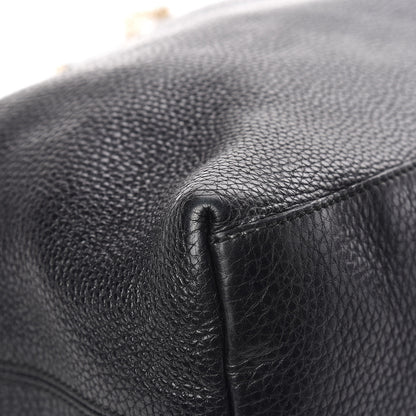 Gucci Pebbled Calfskin Medium Soho Chain Shoulder Bag Black 12 of 16