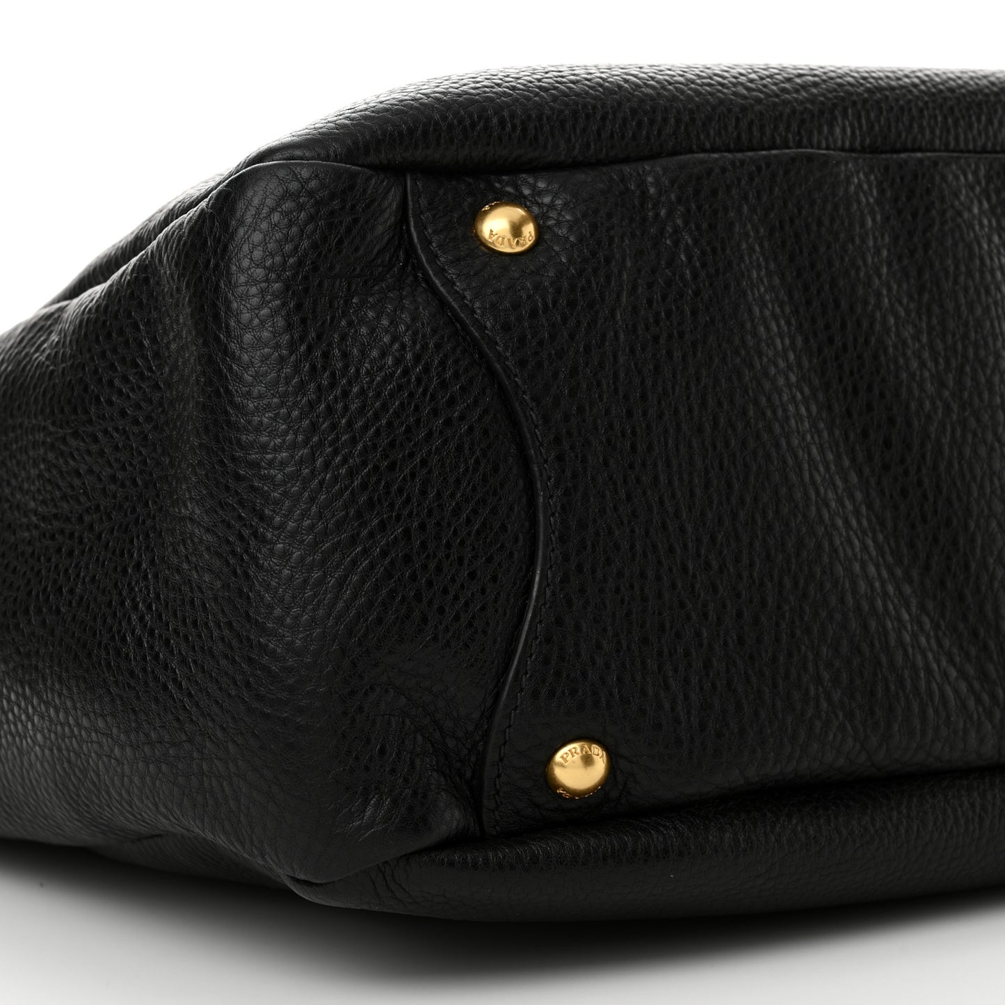 Vitello Daino Side Pocket Hobo Black