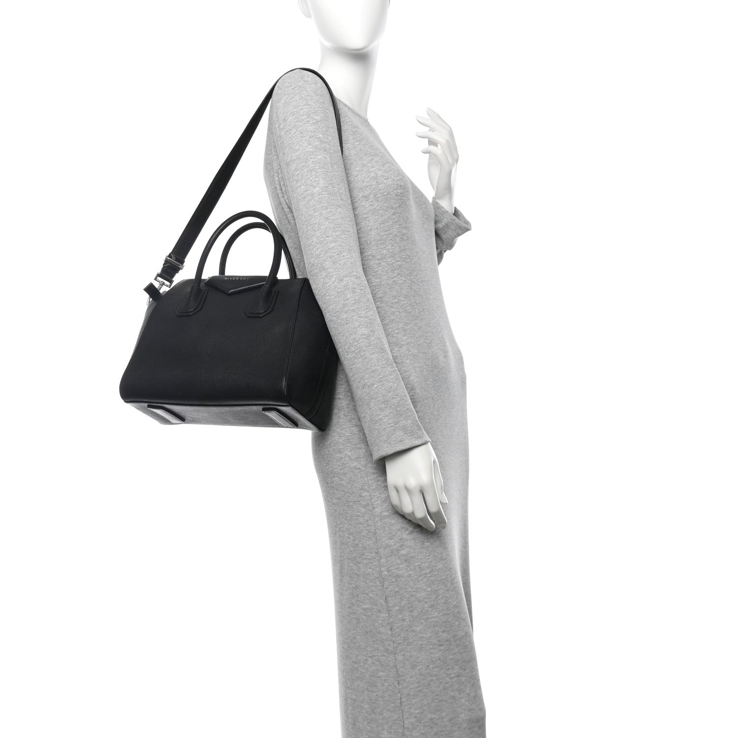 Givenchy Sugar Goatskin Small Antigona Black 2 of 12