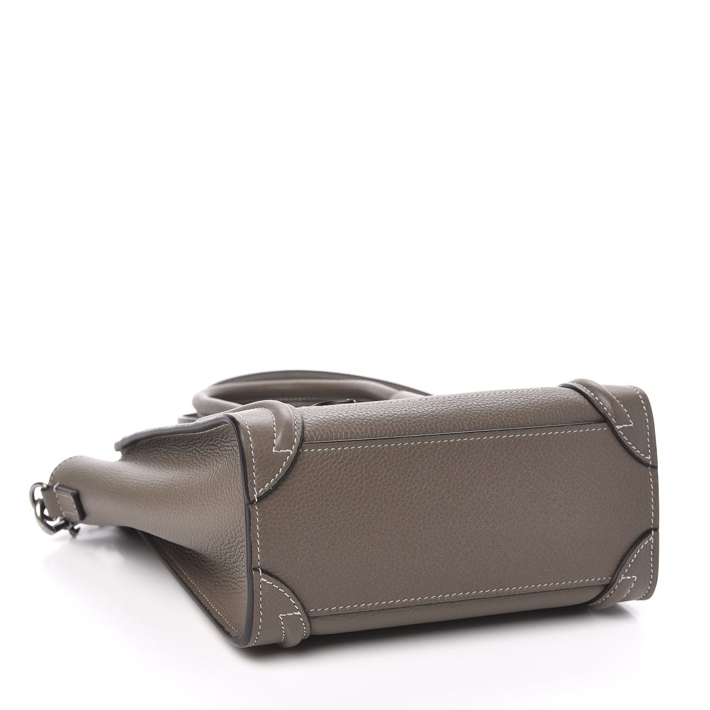 Drummed Calfskin Nano Luggage Souris