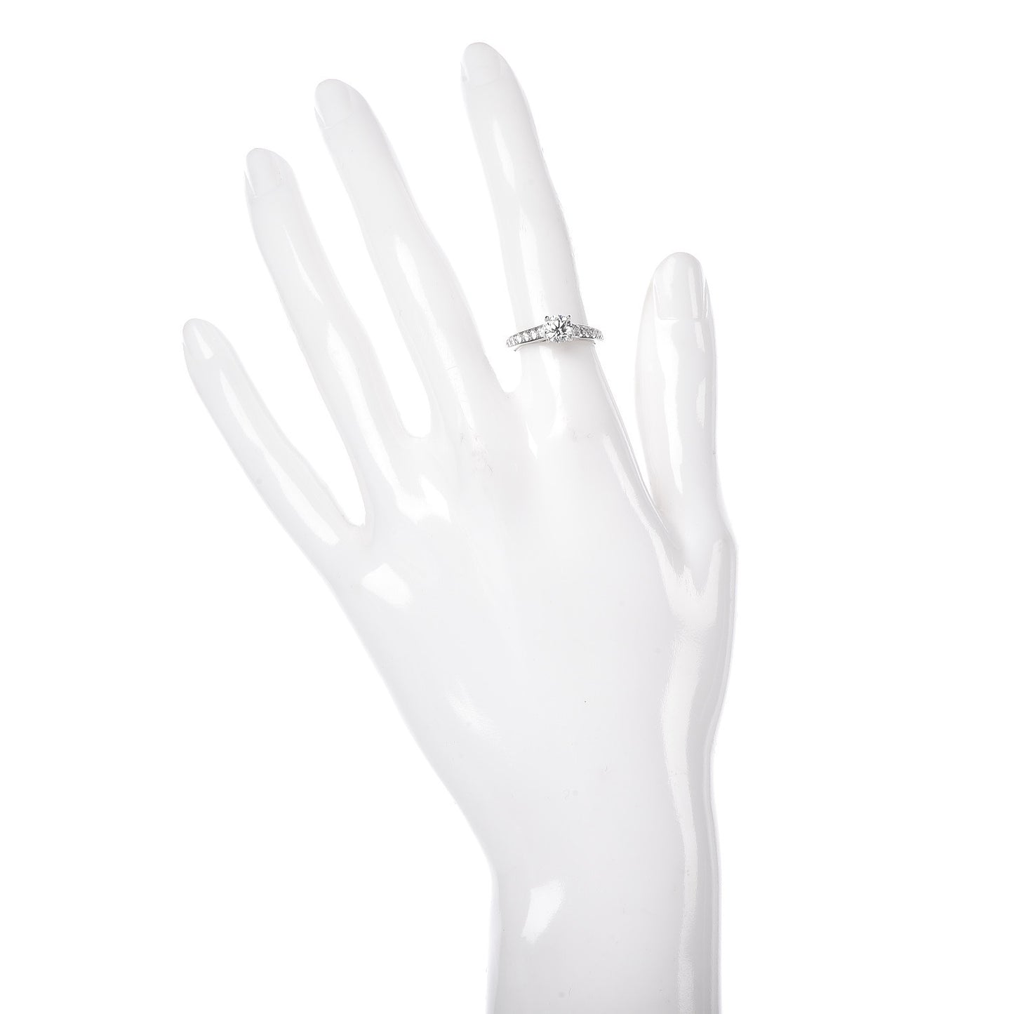 Platinum Diamond .60ct 1895 Solitaire Engagement Ring 49 4.75