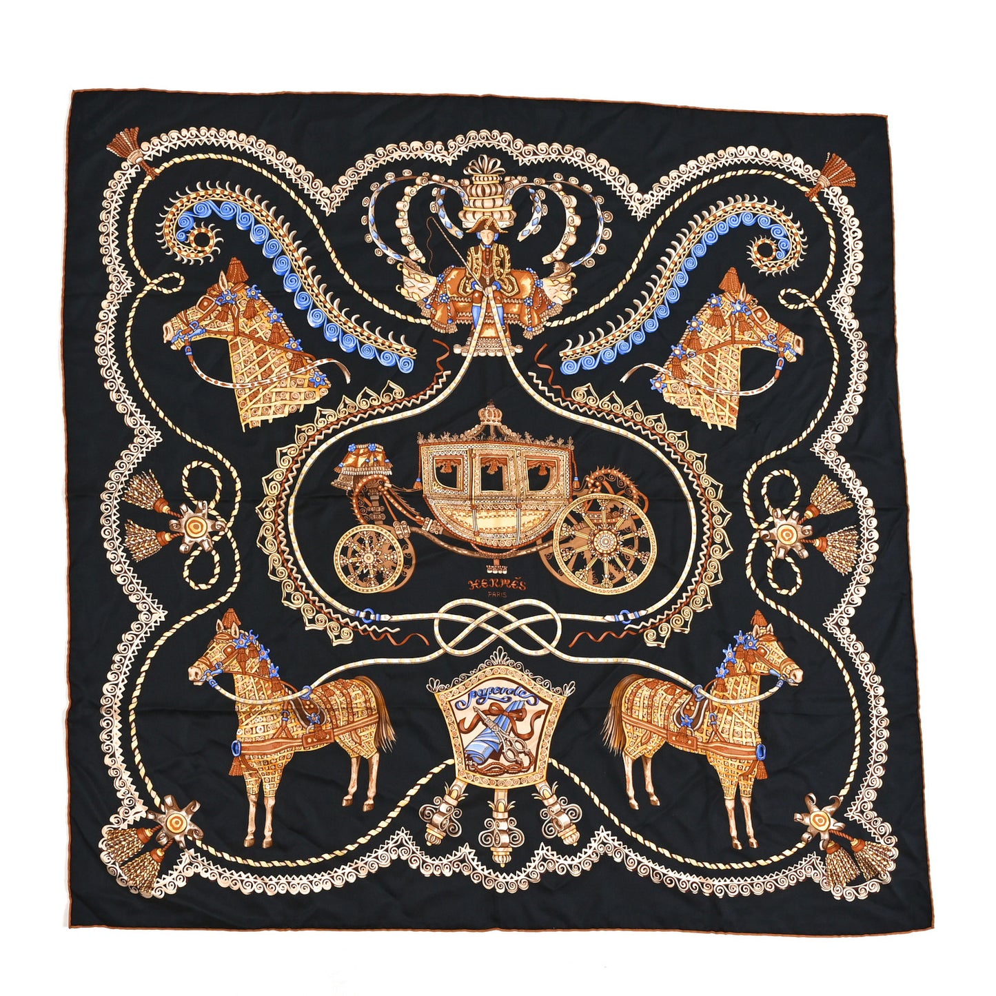 Silk Paperoles Scarf 90