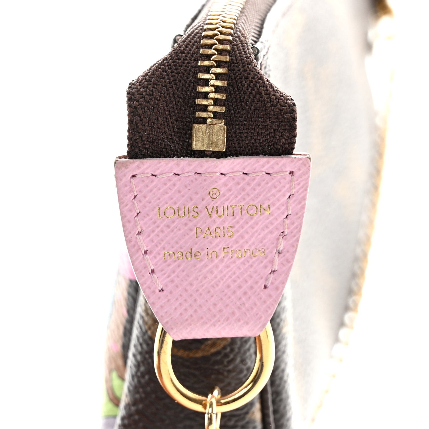 Louis Vuitton Monogram 2021 Christmas Animation Japanese Garden Mini Pochette Accessories Wisteria Pink 6 of 7