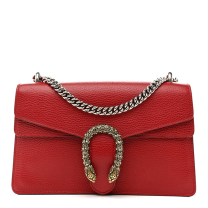 Gucci Dollar Calfskin Swarovski Crystal Small Dionysus Shoulder Bag Hibiscus Red 1 of 13