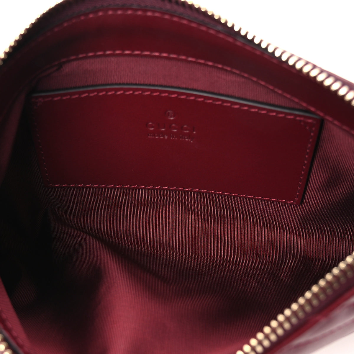 Nappa Chevron Matelasse GG Marmont Small Shoulder Bag Rosso Ancora