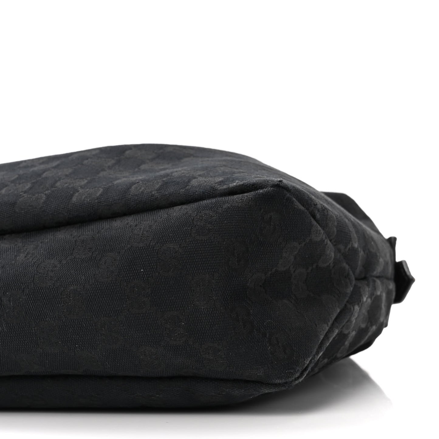 Monogram Medium Horsebit Chain Hobo Black