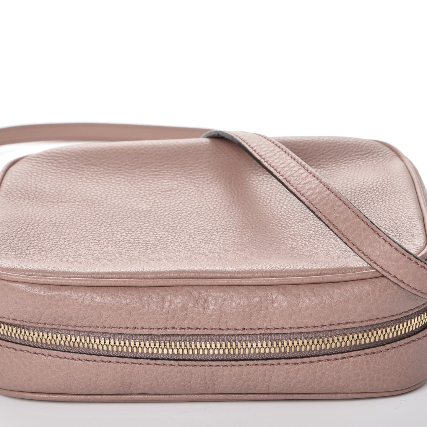 Cellarius Calfskin Small Soho Disco Bag Dark Cipria