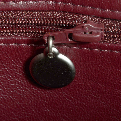 Chanel Caviar Medallion Tote Bordeaux 8 of 8