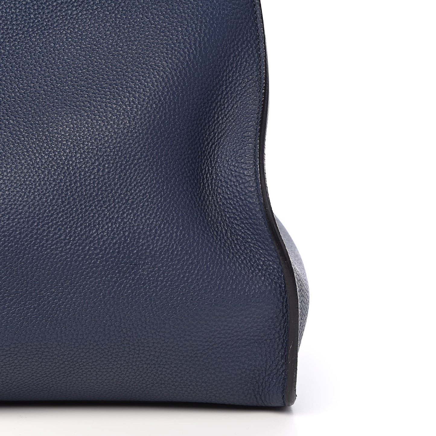 Soft Calfskin Medium Jackie Top Handle Bag Classic Blue Marine