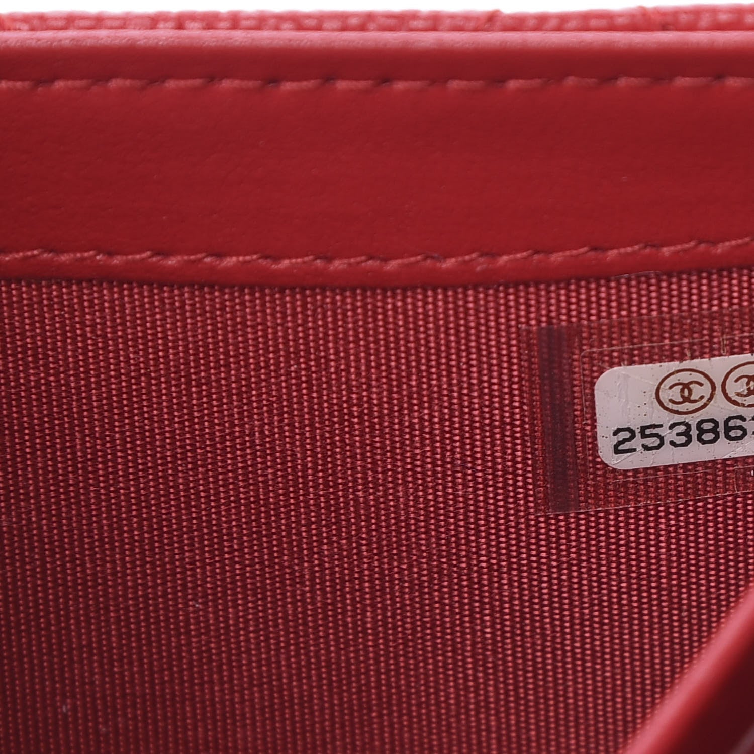 Chanel Caviar Quilted Large Filigree Gusset Flap Wallet Red 7 of 12