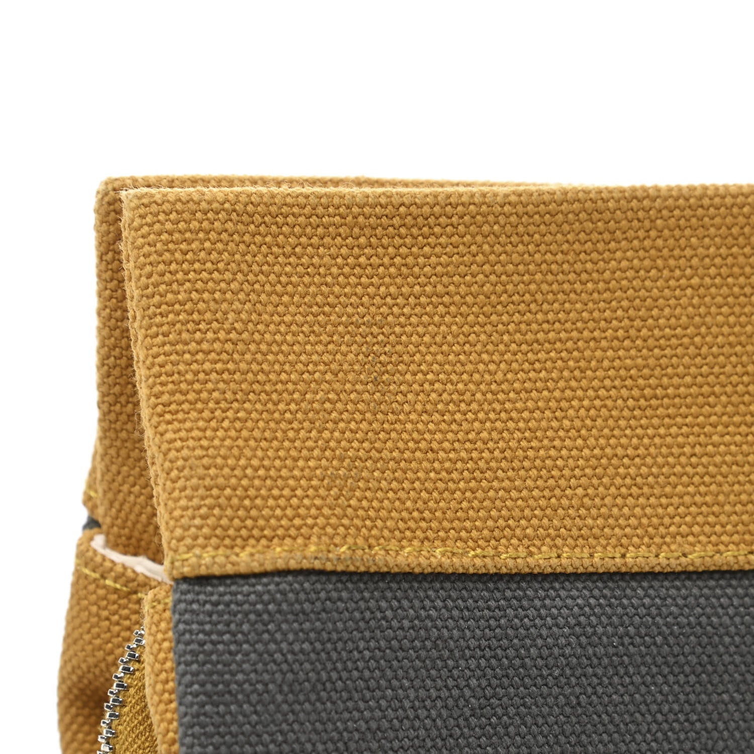Hermes Toile Trousse De Voyage Jimetou PM Ocre Acier 7 of 7