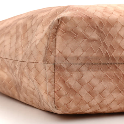 Bottega Veneta Nylon Intrecciolusion Medium Tote Sand 9 of 12