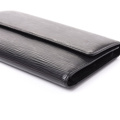 Louis Vuitton Epi Porte Tresor International Wallet Black 6 of 9