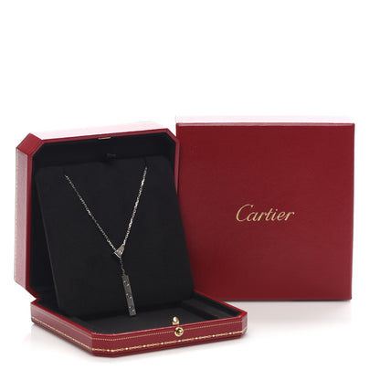 Cartier 18K White Gold LOVE Lariat Necklace 6 of 6
