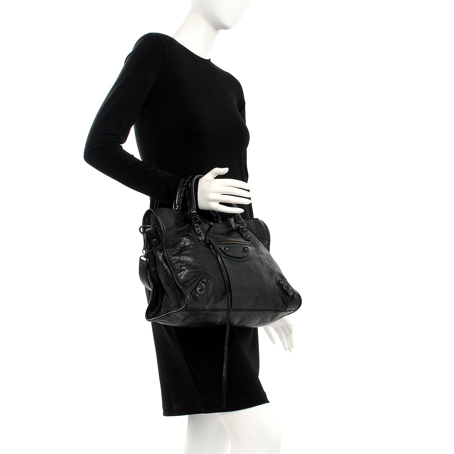 Balenciaga Agneau Classic Hardware City Black 3 of 8