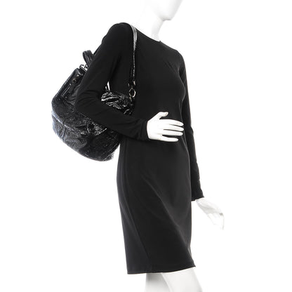 Givenchy Crinkled Patent Calfskin Small Nightingale Black 3 of 13