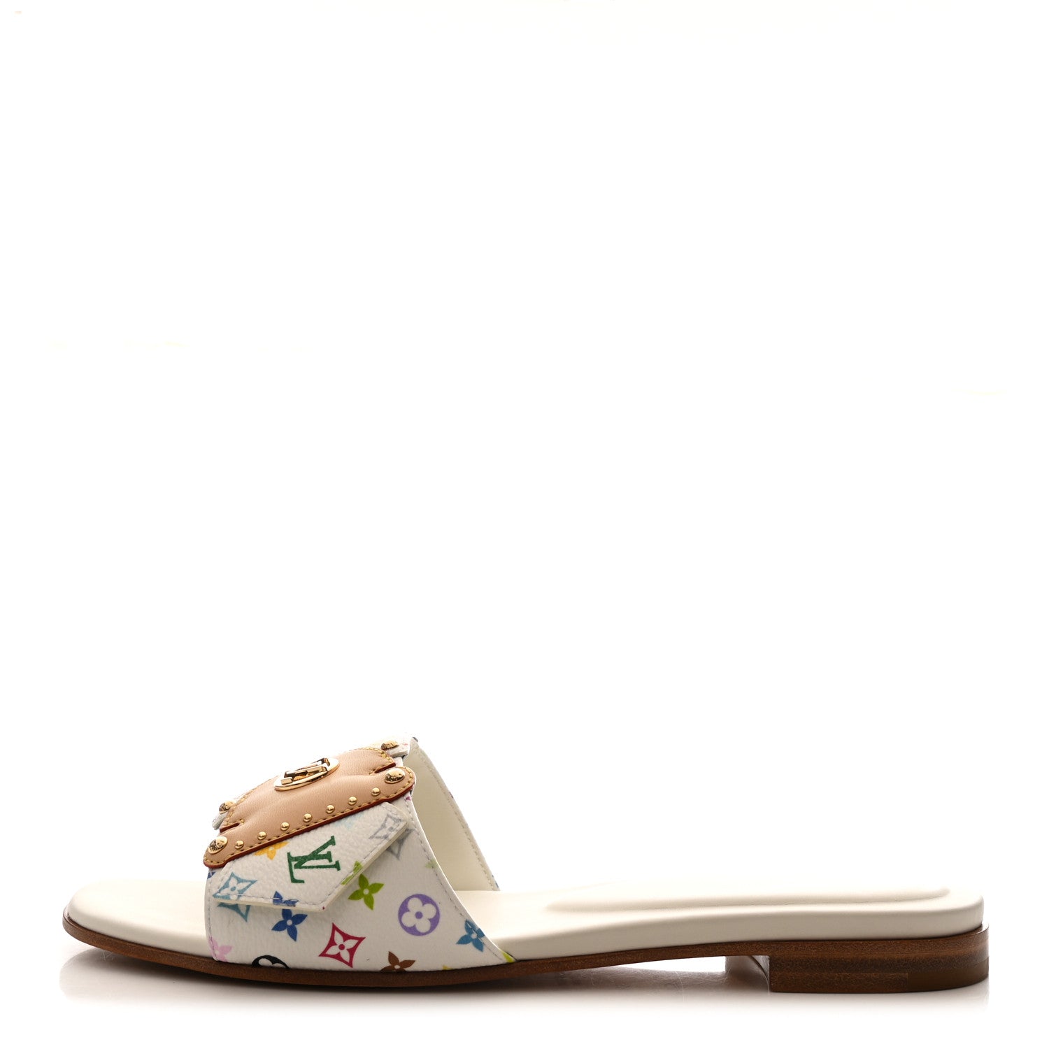 Louis Vuitton LV X TM Monogram Multicolor Frame Flat Mule Sandals