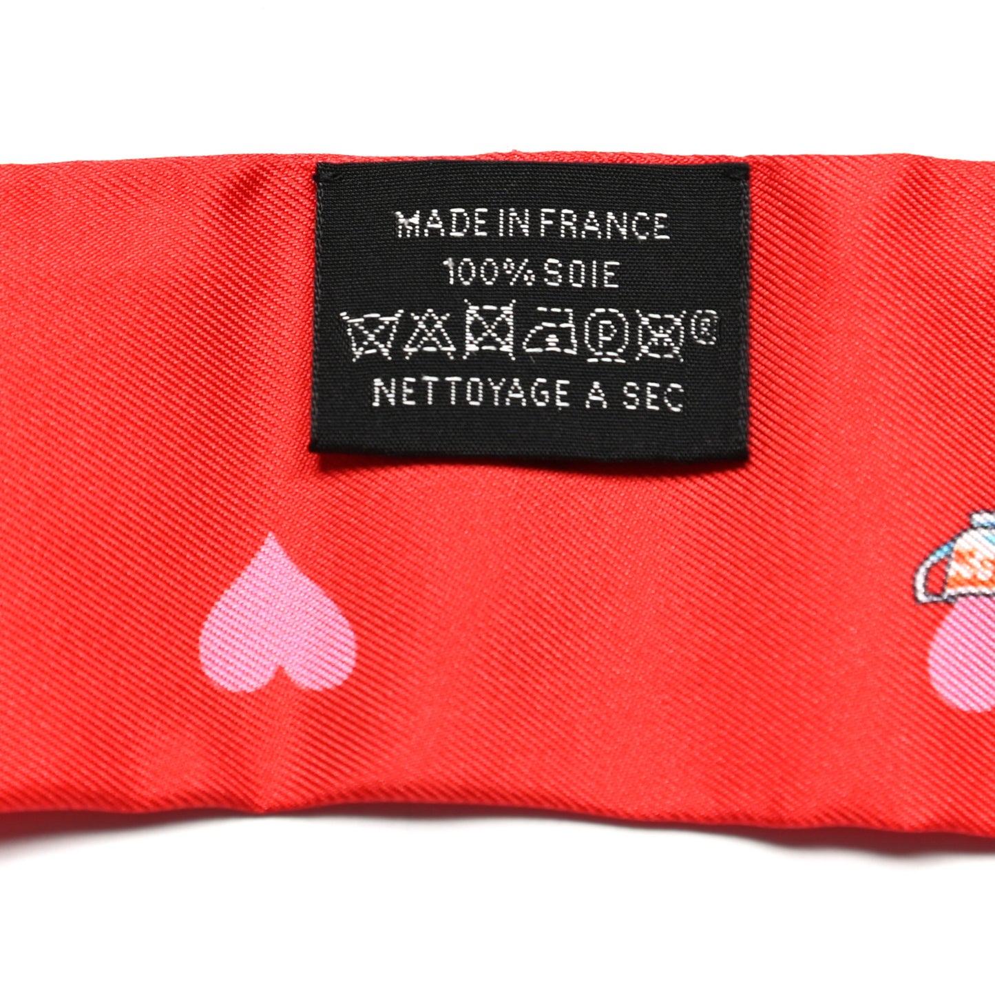 Silk Tea Time Twilly Rouge Vif Vert Multicolor